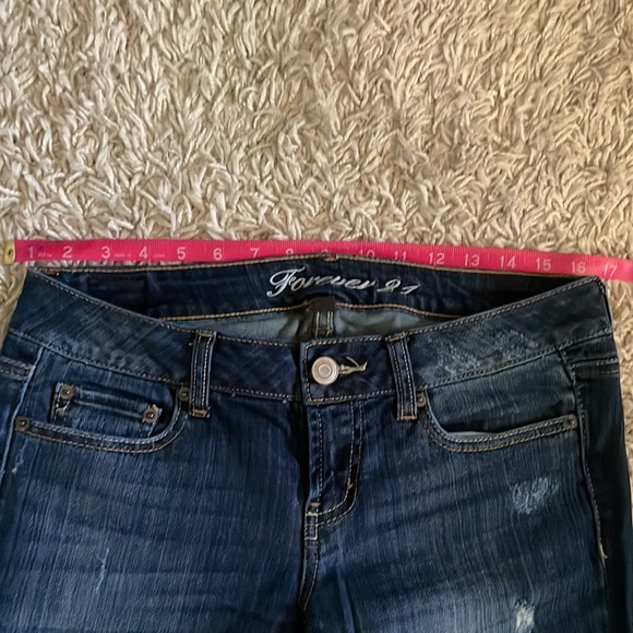 Denim Jeans.  Size 28.  Forever 21 Brand. - Picture 9 of 13